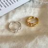 Double Layer Knot Hollow Adjustable Women's Ring - Popular INS Style Index Finger Accessory