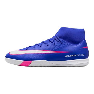 Zoom Mercurial Superfly 10 Academy IC High Racer Blue Tacchetti Unisex Bianco FQ8332-446