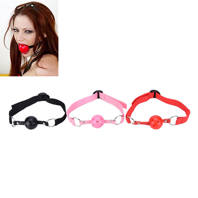 Newstrap Head And Mouth Ball Gag Harness Restraint Sexy Leather Toy Set
