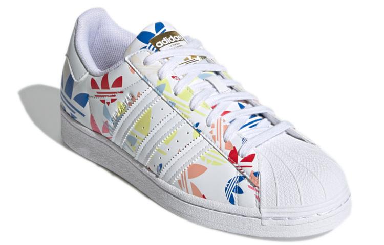 adidas Superstar 'Allover Trefoil - Biały Wielokolorowy' H00183