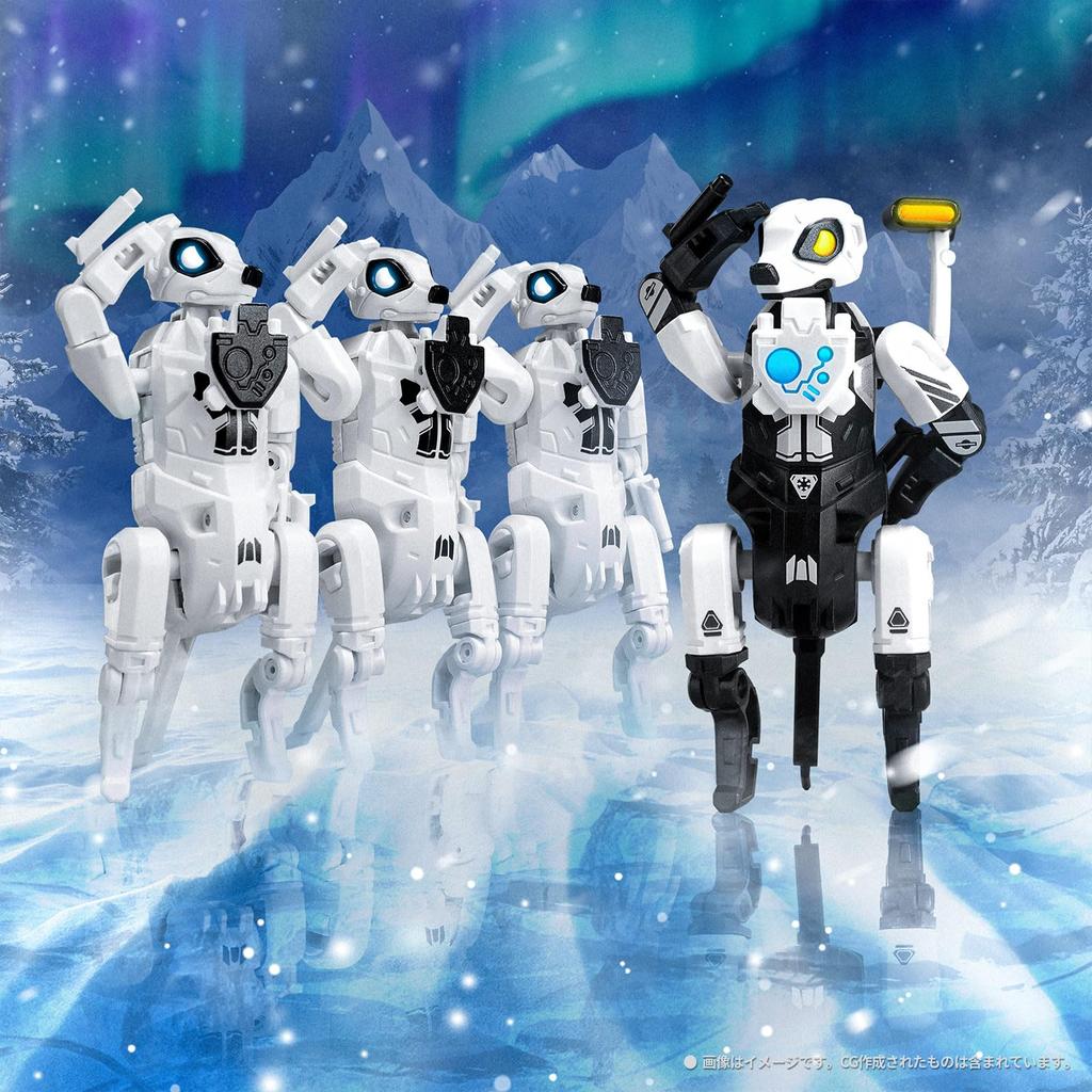 52TOYS BEASTBOX BB-48GT GHOST TEAM Transforming Action Figure - Painted, Highly Articulated, Animal, Mech, Robot, Cube - Perfect Gift for Kids, Boys,