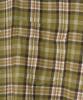 STANDARDERROR 87-Stan089 Classic Vintage Oversized Pocket Long Sleeve Check Shirt Olive