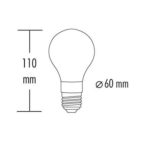 Ampoule à LED - greenandco® - Vintage Rétro - E27 - 2W - 30000h - Blanc très chaud