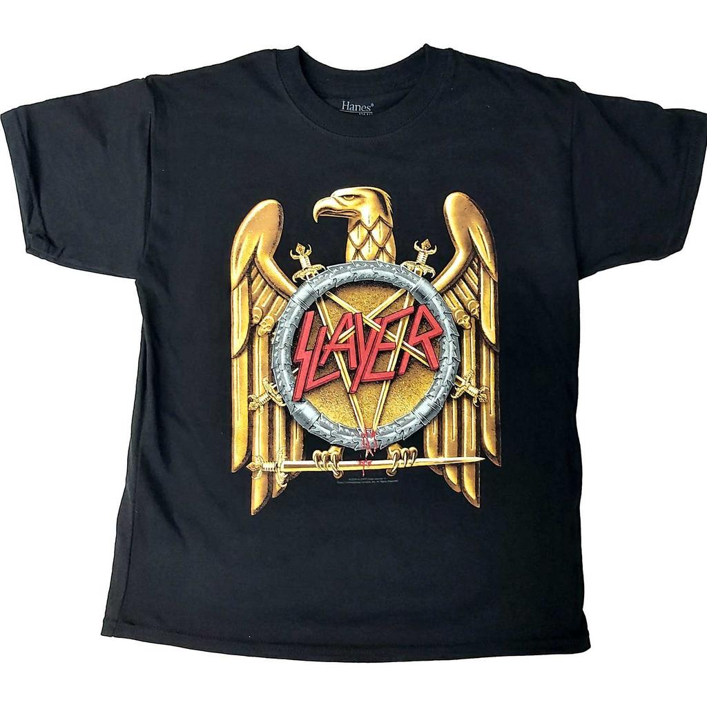 Slayer Kids T-Shirt: Gold Eagle OFFICIAL NEW