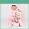 Adorable 20 Inch Reborn Baby Doll Realistic Soft Vinyl Silicone With Plush Toy