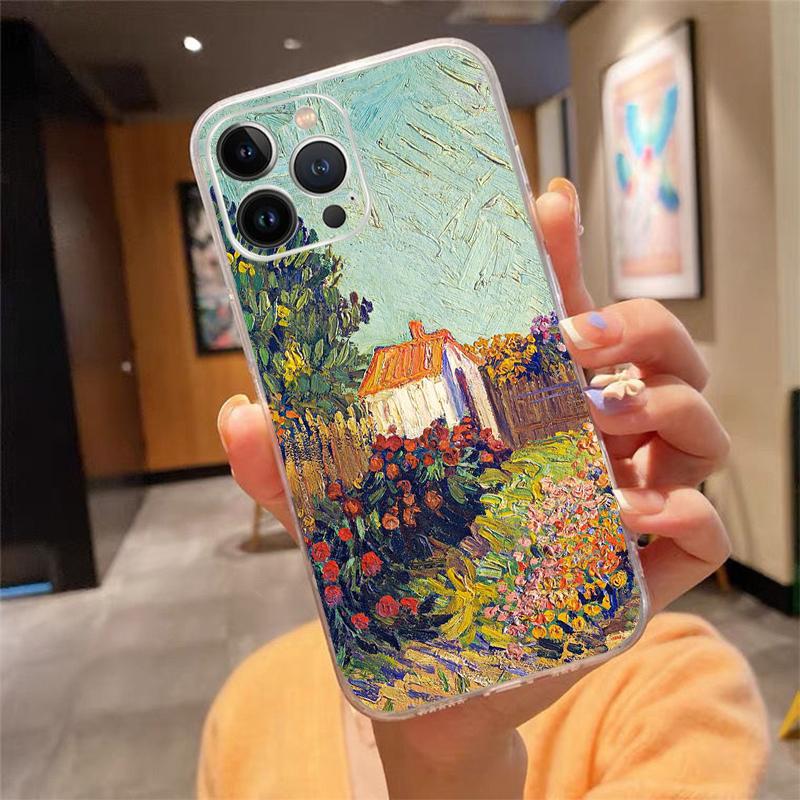 Vincent Van Gogh Art Phone Case For iPhone 17 Pro Max Air 16 15 14 13 Pro Max 15 16 Pro 15Plus