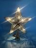 Wrought Iron Luminous Glitter Treetop Star Christmas Decoration