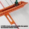 Wood Marking Tool 4-Sided Magnetic Base Gauge Marking Ruler For Carpenter Carpentry Construction Miter Cutting Working Tile