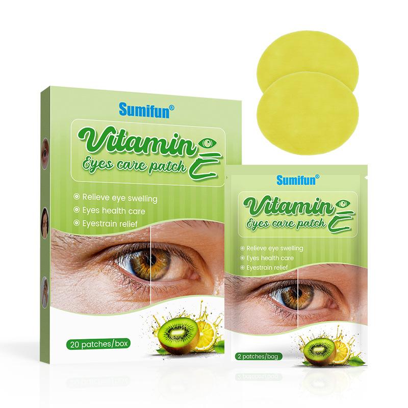 Sumifun 20/40/100 Stück Lutein Vitamin E Augenschutzpflaster Linderung von Augenmüdigkeit Trockenheit Langfristiges Starren Elektronischer Bildschirm Augenpflege
