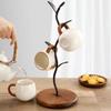 Anti Rust Water Cup Hanger Tree Shape Mugs Storage Rack Modern Coffee Mug Holder  Necklace