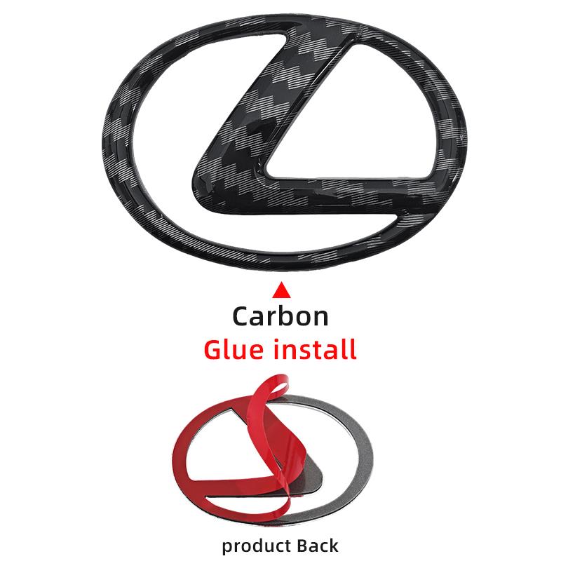 ABS Steering Wheel Center Emblem Sticker for Lexus RX NX ES IS GX LX UX CT GS F Sport RX300 RX350 GX460 etc Logo Badge Decal