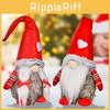 Heerlijke Witte Hart Rudolph Pluche Kabouterpop Perfect Voor Feestelijke Kerstdecoratie