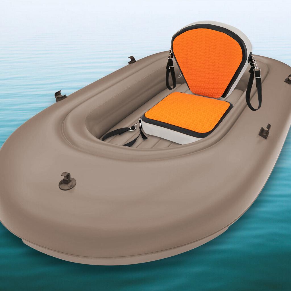 EVA Padded Kayak Seat with Thickened Cushion for Added Comfort, Durable Orange Design for Kayak Use (New) Cushions