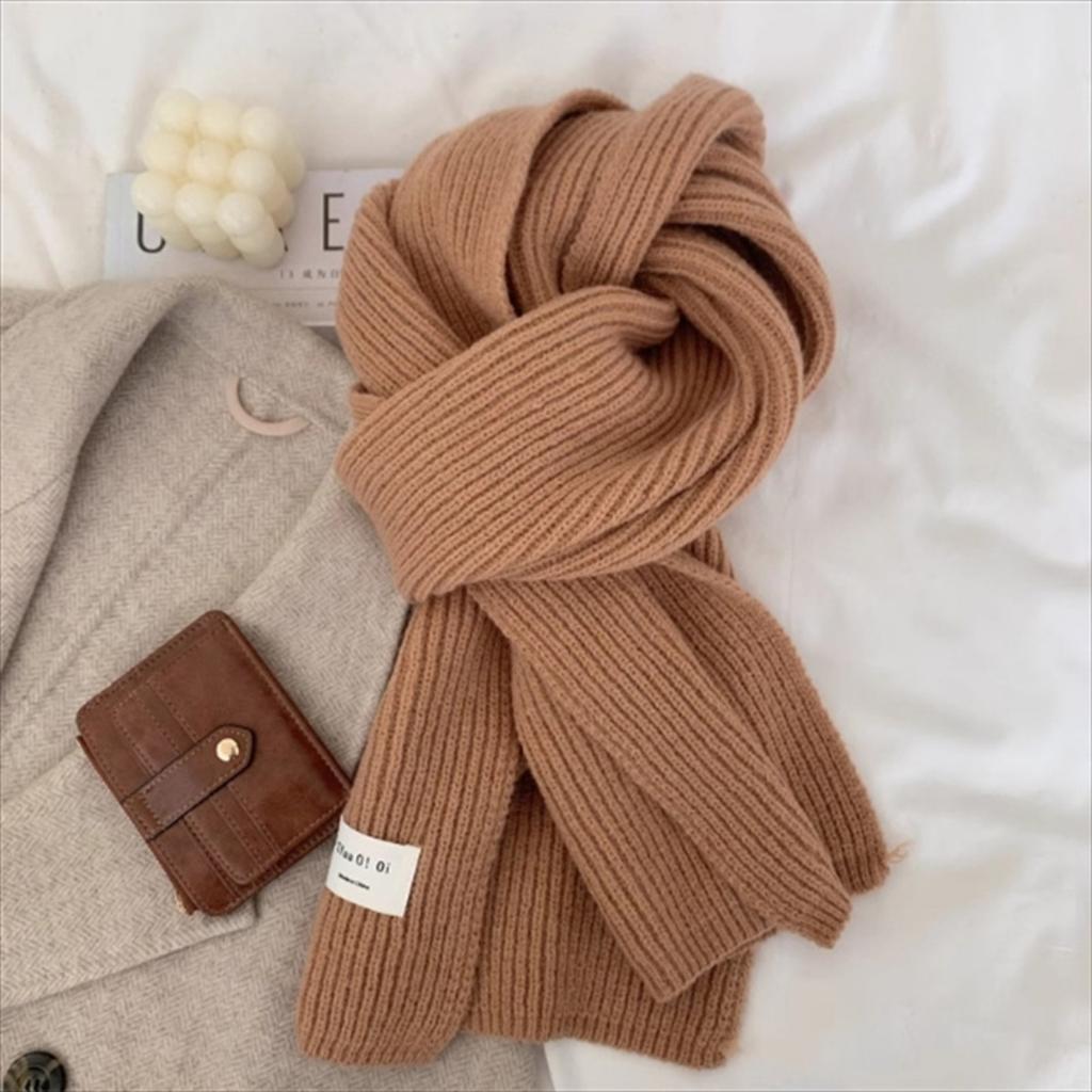 Knitted Scarf, Men's and Women's Styles, Thick Scarf, Woolen Scarf, Woolen Shawl