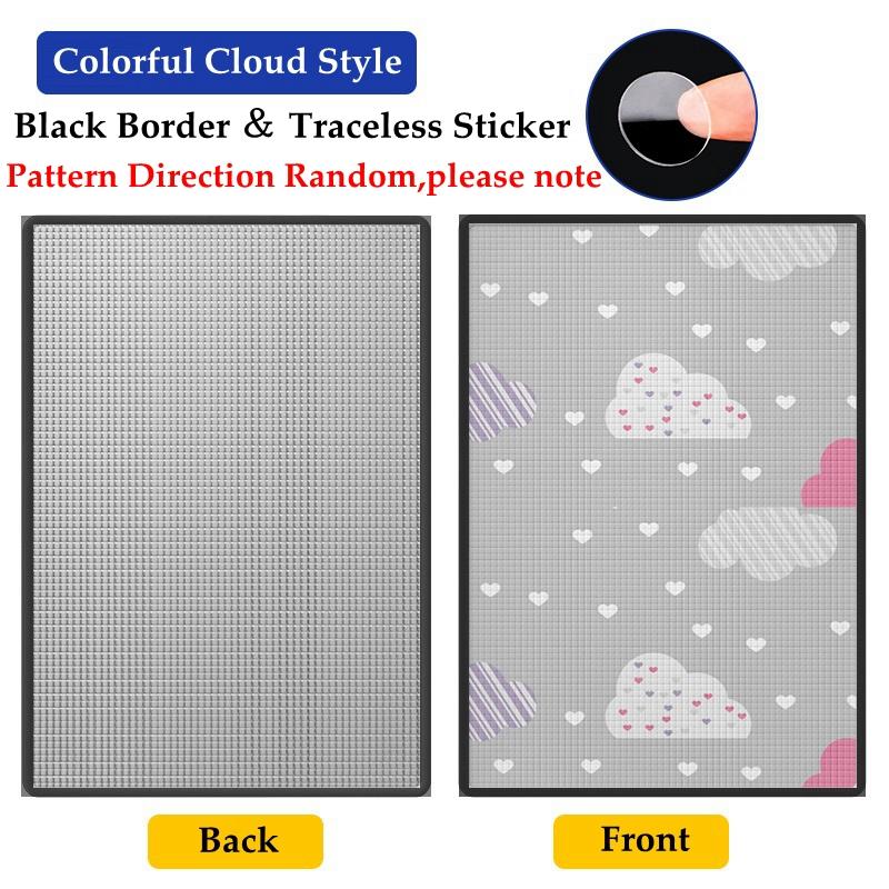

Colorful Cloud Pattern Aluminum Foil Insulation Film Thicken Sash Roof Shading Sunshine House Roof Window Balcony Insulation Pad 50cm x 50cm