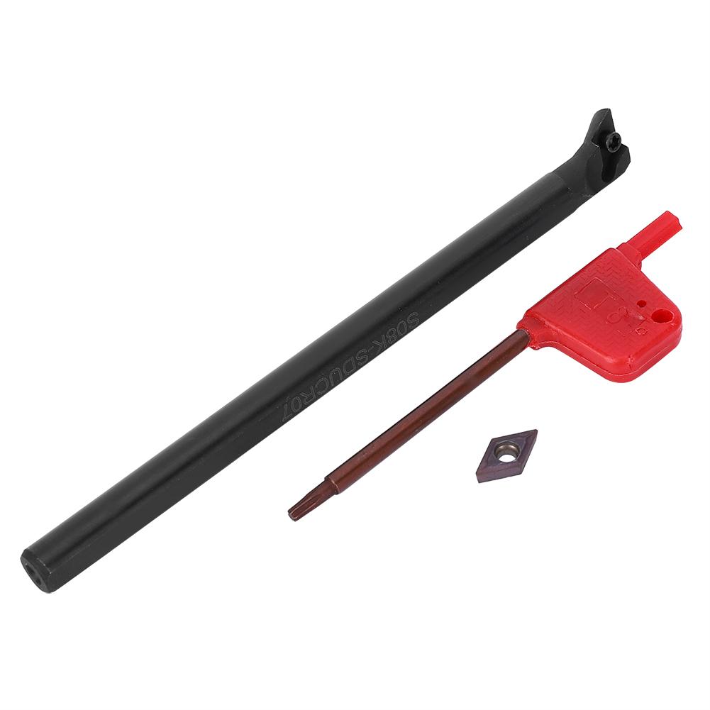 S08KSDUCR07 CNC Lathe Tool Bar DCMT0702 Insert Blade Stainless Steel for Semi Finishing