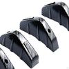 4Pcs Car Rear Lower Bumper Wing Lip Diffuser Spoiler Shark Fin Protector