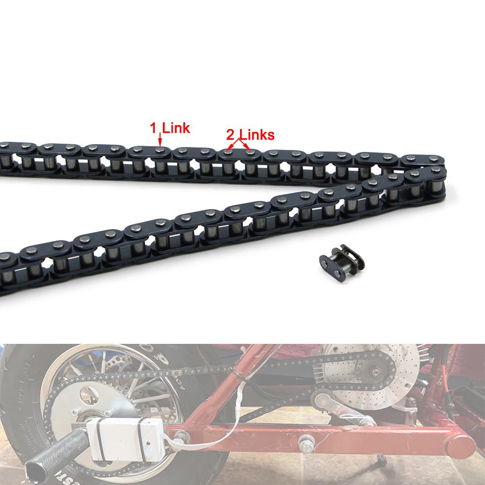 T8F Rollenkette Passend für 43cc 47cc 49cc 50cc 2-Takt Super Pocket Rocket Bike Minimoto Kinder ATV Quad 4-Rad Roller