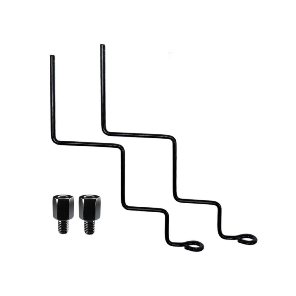 Rain Guard Brackets Cylindrical Canopy Support Hardware for Motorcycle Riders