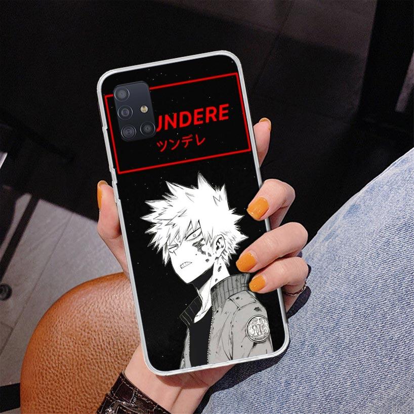 My Hero Bakugou Katsuki Phone Case For Samsung Galaxy A52 A32 A22 A12 A51 A31 A50S A30S A20S A10S Note 20 Ultra 10 Plus S10 A72