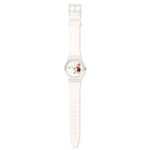 Swatch HOW MAJESTIC Gent GZ711 White Watch
