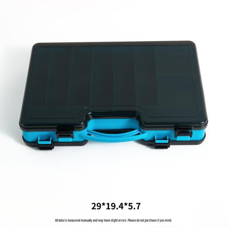 Double-Layer Handheld Lure Storage Box for Jigs and Vibs