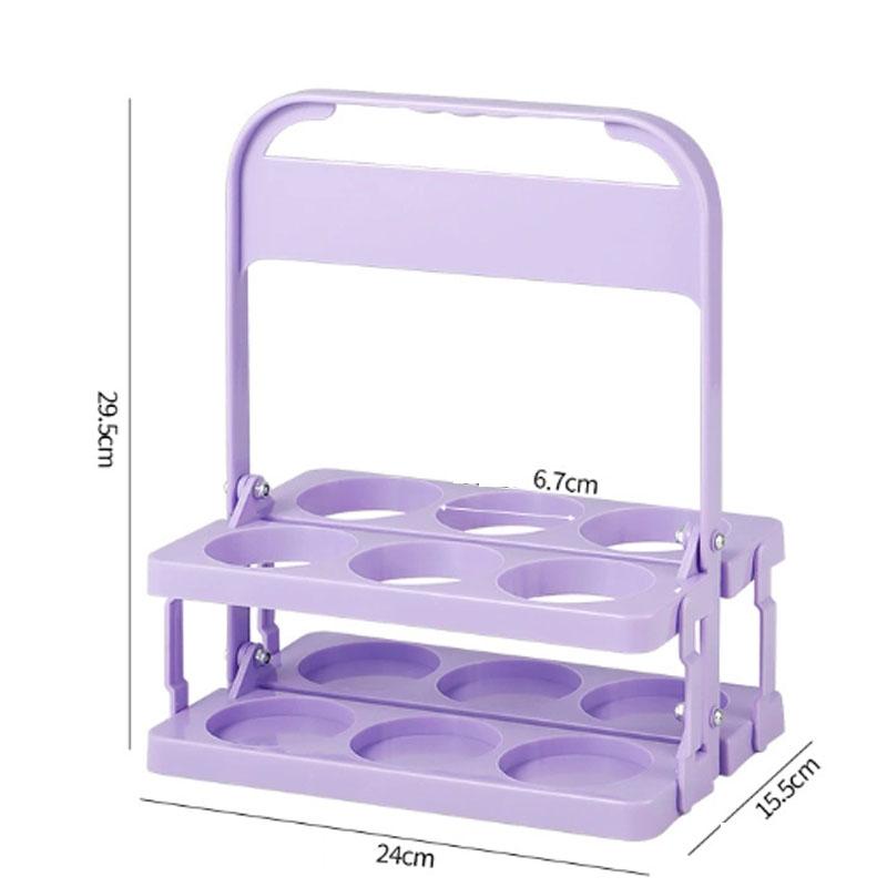 6 Bottles Beer Carrier 6 Bottles Portable Collapsible Beer Carrier Suitable for Coffee, Milk, And Tea Storage, Perfect for Everyday Use And Parties