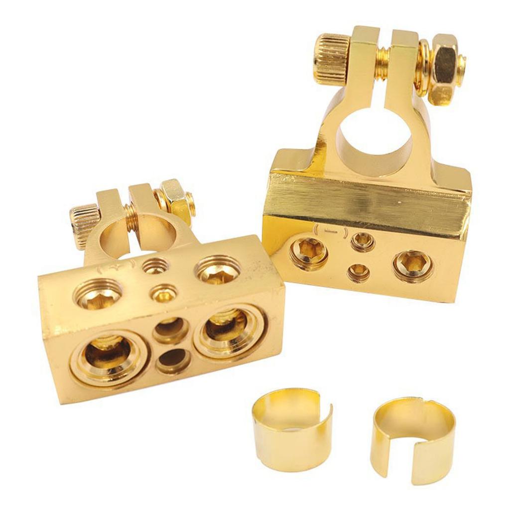 Heavy Duty Car Battery Connectors, 0/2/4/6/8/10 AWG, Top Post Multiple Battery