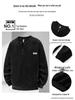 350 Jin Plus Size Men's Fleece-Lined Sweatshirt, Thick Long Sleeve, Autumn/Winter, Extra Large Loose Base Layer