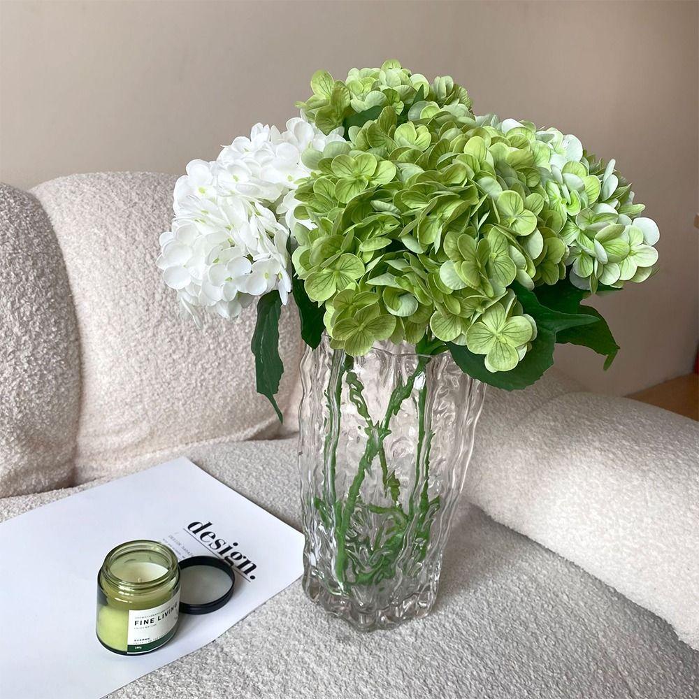 Silk Petal Artificial Hydrangea Flower DIY Floral Arrangement Simulation Flower Wedding Favor