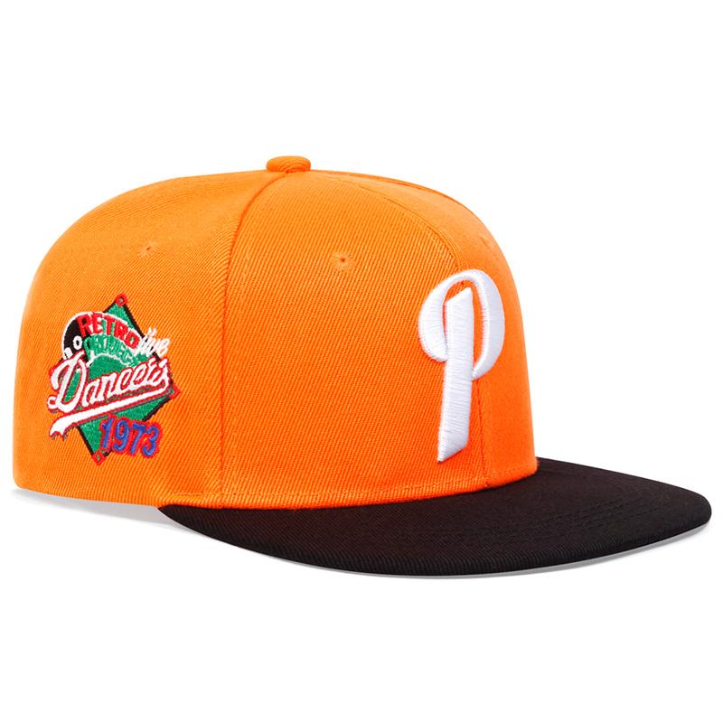 1Piece Unisex Letter P Embroidery Hip Hop Urban Street Style Hat Outdoor Adjustable Sunscreen Leisure Hat Spring Summer Travel Tourism Vacation