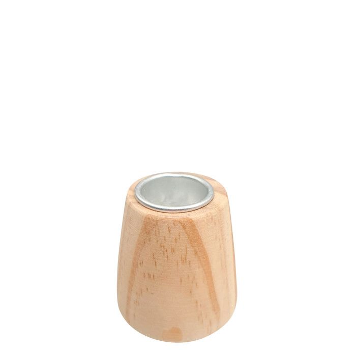 Bougeoir en bois 5 x 5 cm