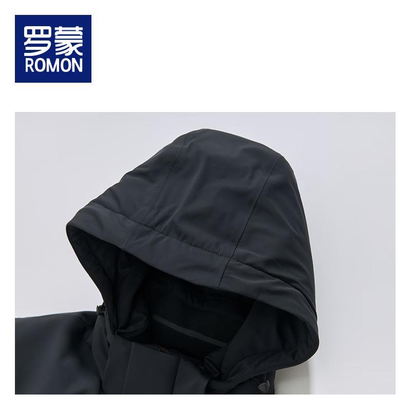 ROMON Men's Mid-Length Business Casual Down Jacket