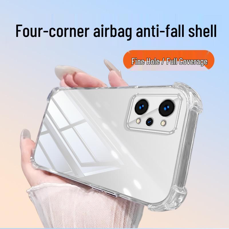 

RealMe GTneo2 Transparent Airbag Case - Four-Corner Anti-fall, TPU, High-end Feel, Stylish Design. RealMe GTneo2 прозрачный