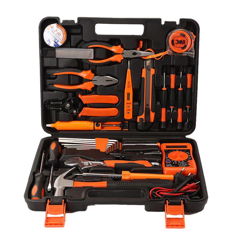 Carbon Steel Hand Tool Kit for Home, Vehicle, and Auto Repair