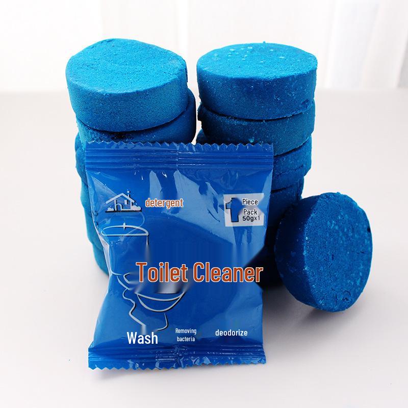 Blue Bubble Automatic Toilet Bowl Cleaner and Deodorizer Tablet