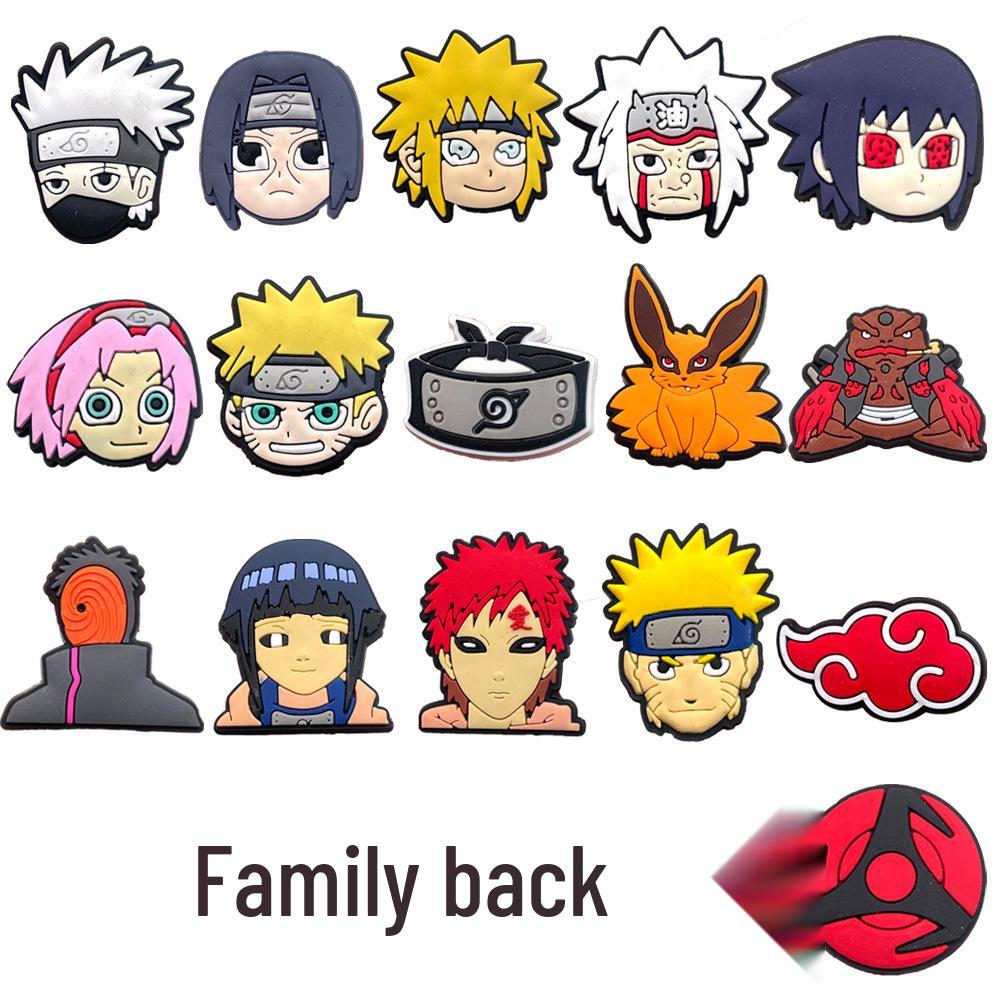 84 Exquisite Anime Shoe Charms: Soft Rubber Buckles for DIY Clogs and Cute Decorations