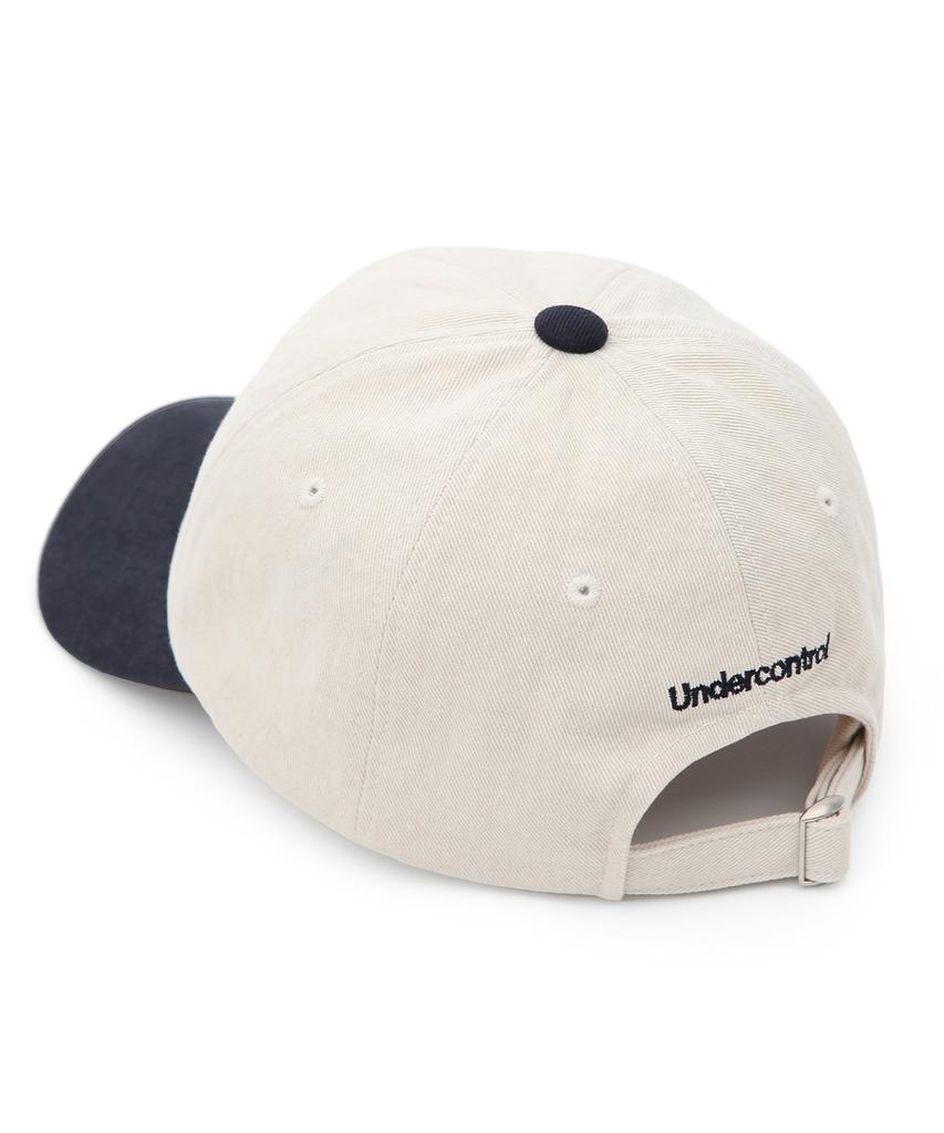 Eondeokeonteulol Four Seasons Cotton Logo Embroidered Basic Soft Top Unisex Ball Cap Uc / Washed B B / Navy Mix