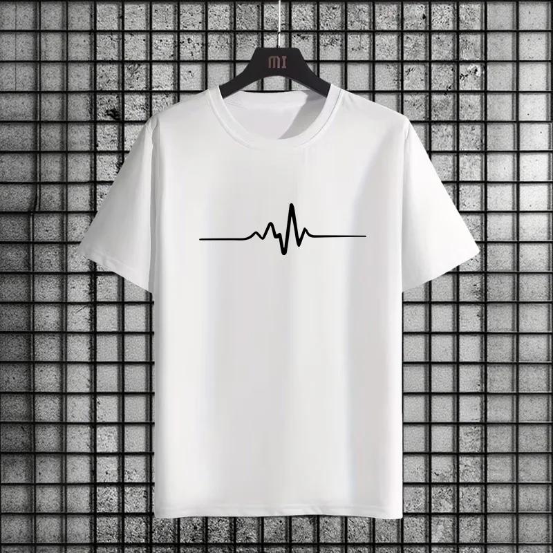 2025 Hot Sale Mens Cotton Tshirt Summer Spring Home Outdoor Casual Comfort Cool Tees Male Urban Fashion Short Sleeve Tops