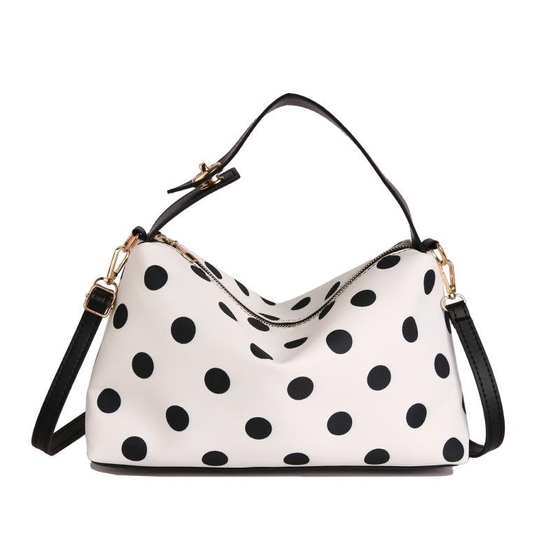 Compact and Stylish Polka Dot Single-shoulder Bag - A Niche Design for Single-shoulder Handbags