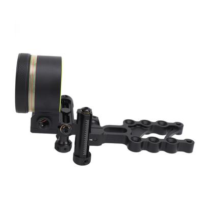 Archery 5 Pin Bow Sight Aluminium Alloy Precise Adjustable Angle Archery Compound Bow Sight for Professional Beginner