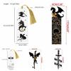 Transparency Black Dragon Book Mark Gothic Punk Reading Supplies Anime Book Tags  Collection