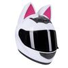 Motorcycle helmets men's and women's winter warm full helmets personalized cat ears electric vehicle helmets hard hats