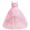 Wicked Glinda Cosplay Dress For Girls Pink Princess Evening Gown Kids Halloween Party Costume Wedding Formal Dress