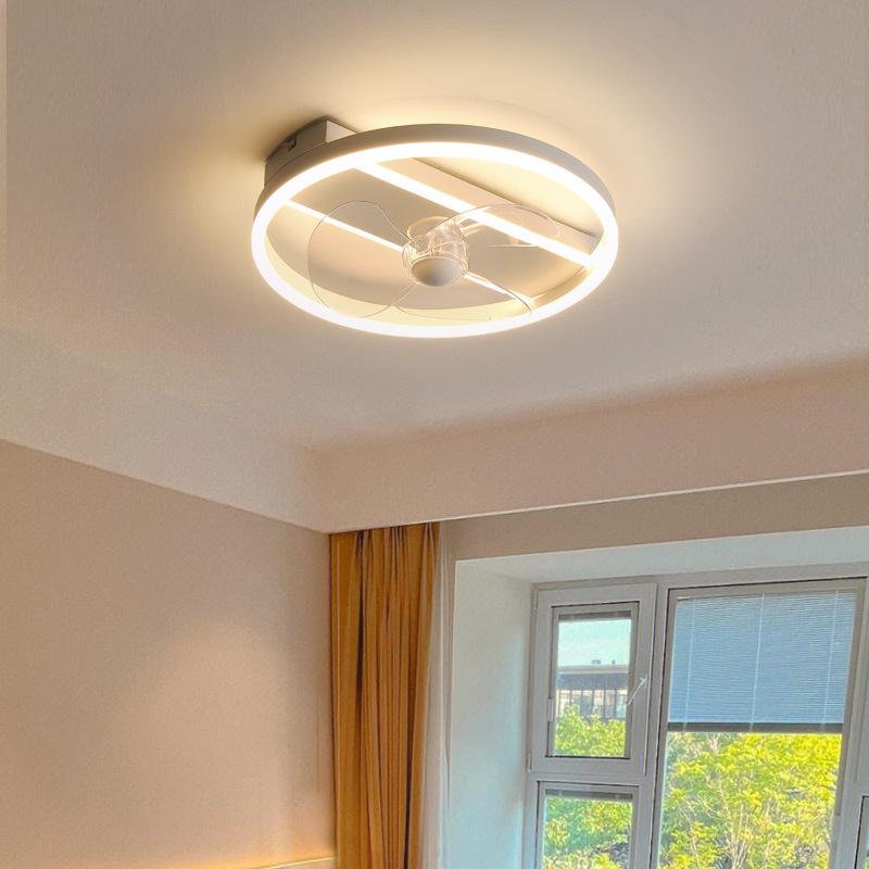Full Spectrum Fan Light New Ultra-Thin Eye-Care Bedroom With Fan Ceiling Intelligent Cross-Border Lighting
