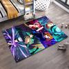 Anime Themed Carpet with Vibrant Colors Featuring Action Characters Suitable for use as an anti-slip for living room bedroom sofas