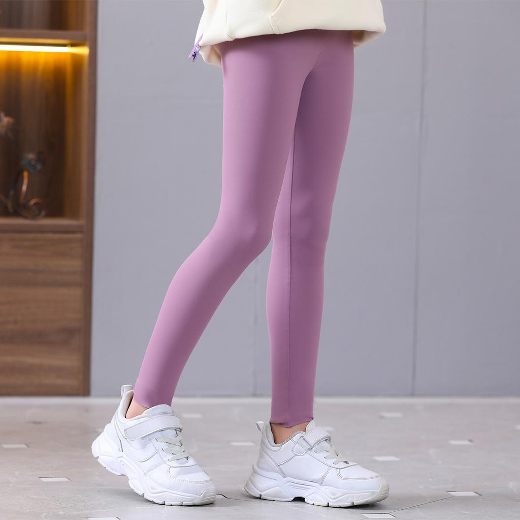 Fashion solid color new spring/summer children's leggings, girls' shark pants, outerwear sports Barbie pants, trendy women