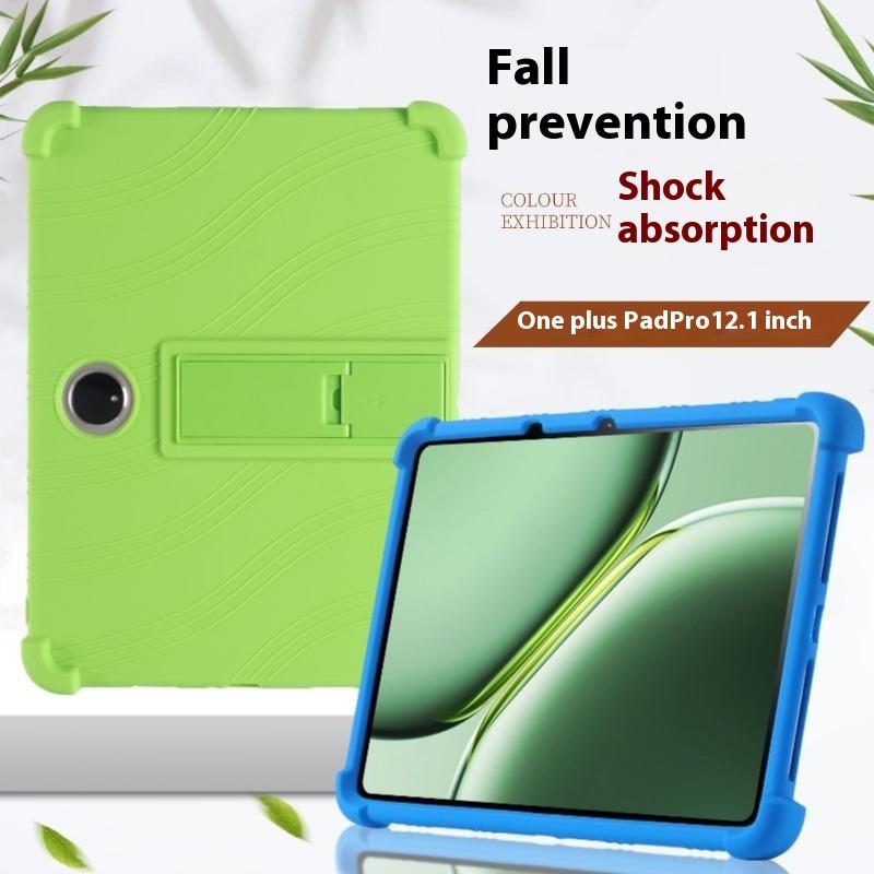 Για Oppo Pad 3/OnePlus Pad Pro Θήκη Σιλικόνης με Στήριγμα Στιβαρό Προστατευτικό Κάλυμμα