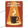 Retro Coffee Metal Tin Sign Vintage Wall Art Decor Grinder Decorative Kitchen Dining Room Home Decor Gift Idea