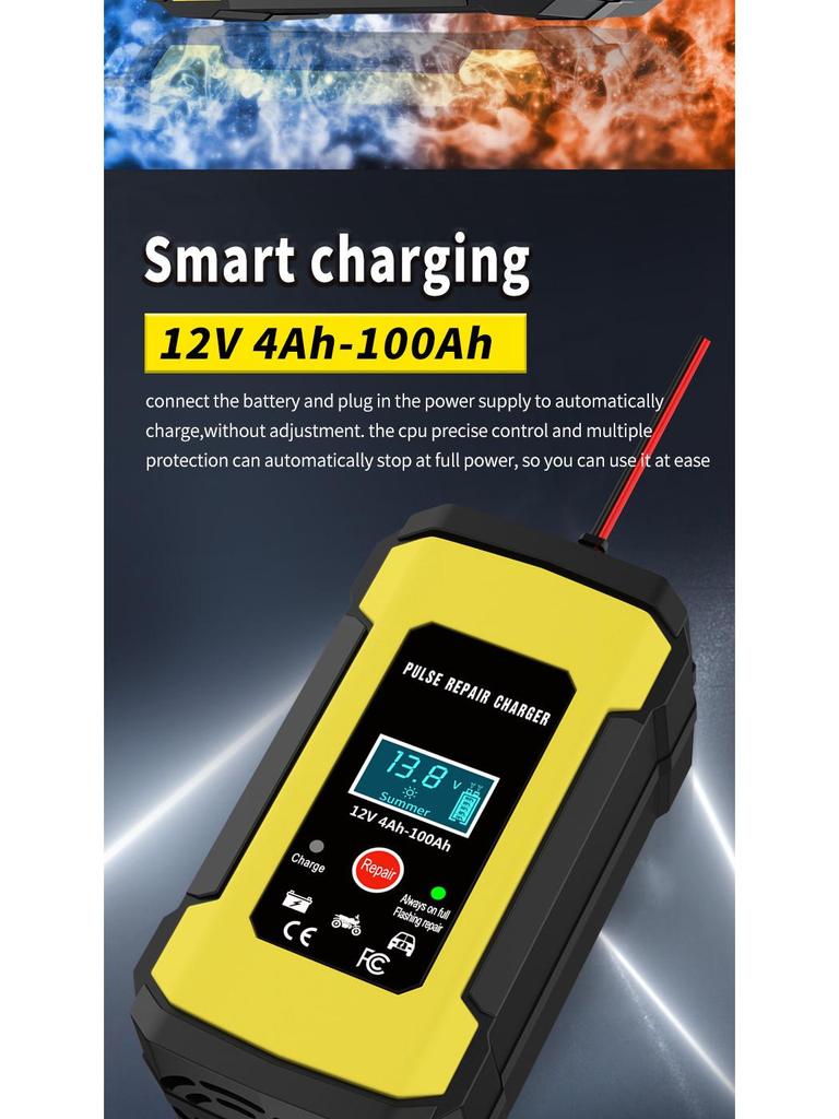 12V 6A Car Battery Charger